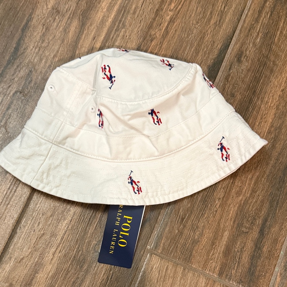 Polo by Ralph Lauren Kids Off-White Bucket Hat